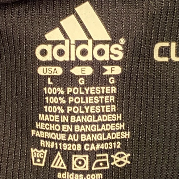 Adidas Climalite Black Polo with Minnesota Timberwolves EmbroideredMens Size L - Picture 9 of 15